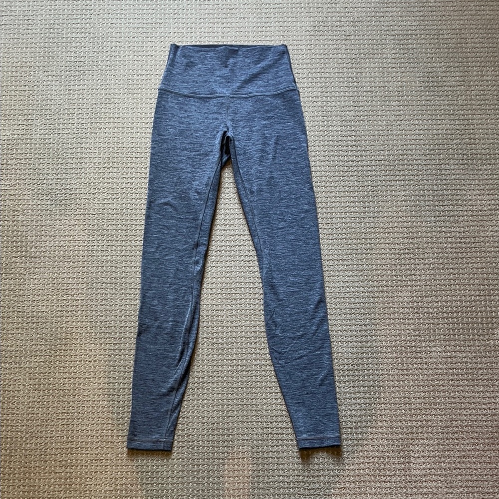 LULULEMON Align Heathered Grey Leggings - 28” - size 4